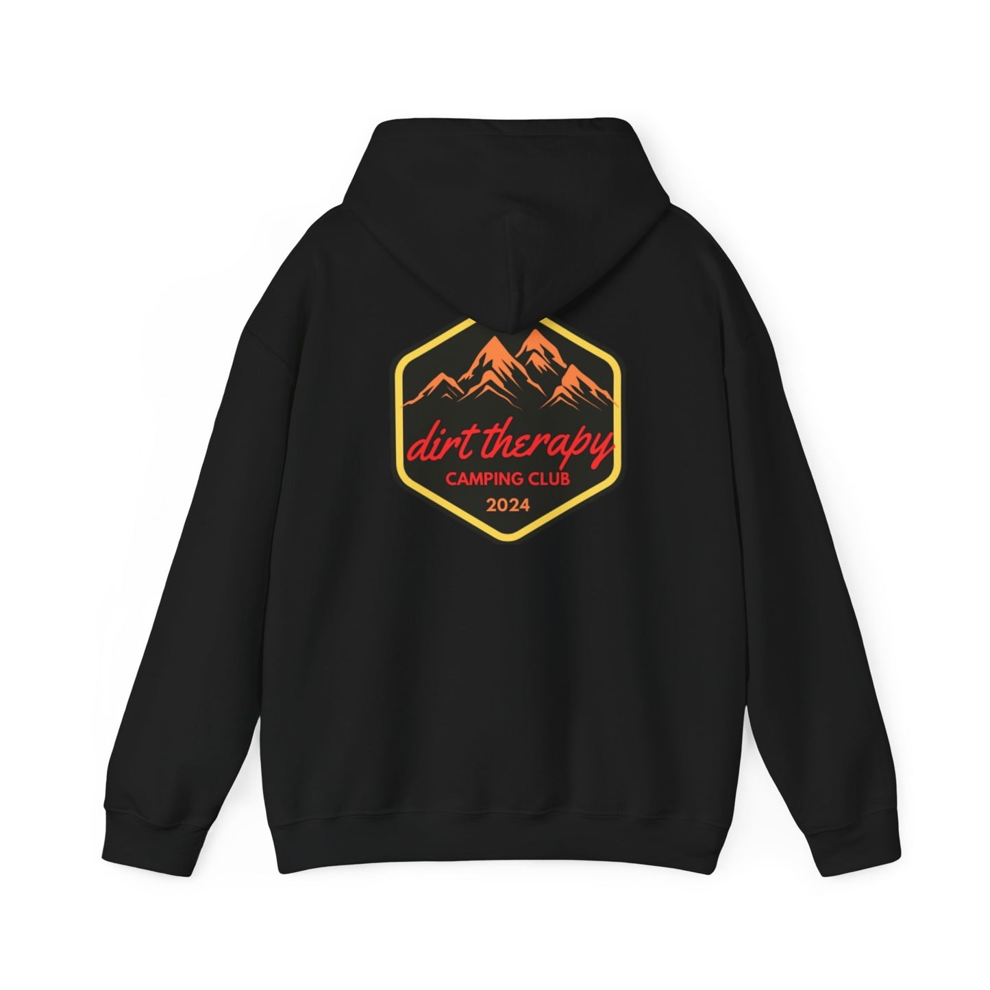 Dirt Therapy Camping Club Hoodie (Black)